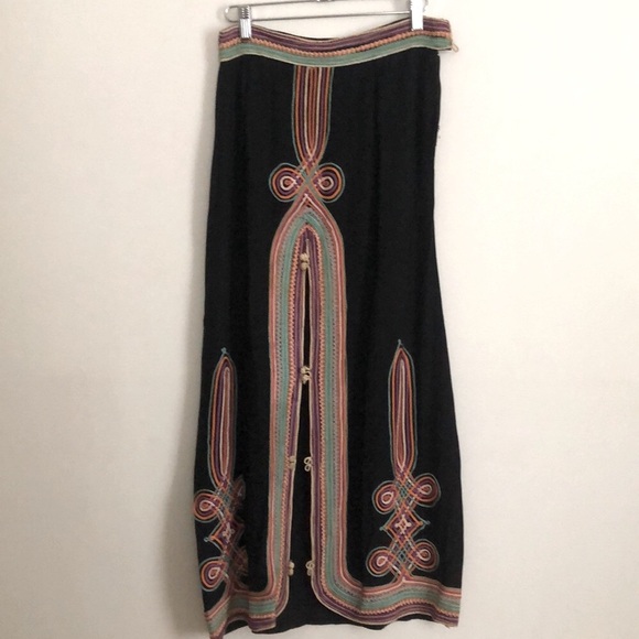 SALE!VINTAGE Morrocan Bohemian Womens Skirt - Picture 4 of 14
